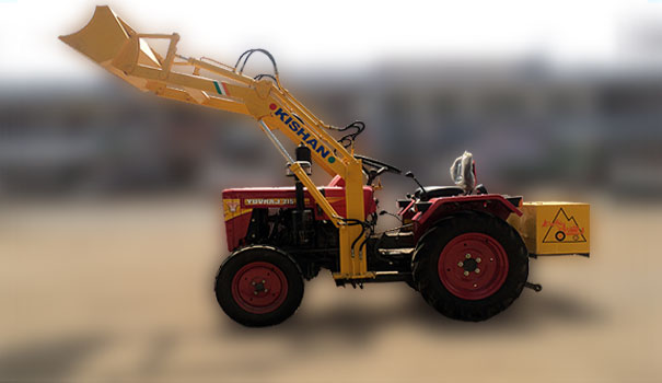 We offer complete Hydraulic Loader on 15 HP Tractor | Kishan Equipment